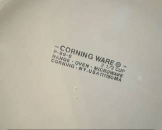 CorningWare PB or Cup Casserole Dish with Lid  Wildflower Pattern second image