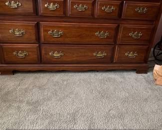 Vintage Pennsylvania House Solid Cherry Medallion collection Dresser 