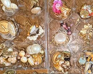Assorted Vintage Costume Jewelry Collection with Designer Pieces