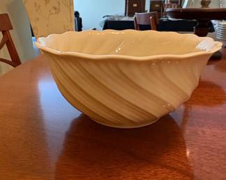Lenox Pottery Swirl Serving Bowl
