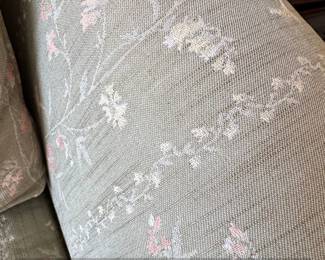 Vintage Floral Upholstered Loveseat by Thomasville second image