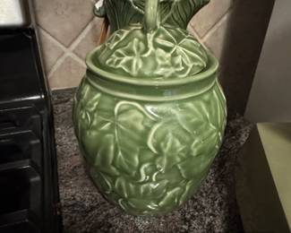Vintage Franciscan Ivy II Ceramic Jar with Lid