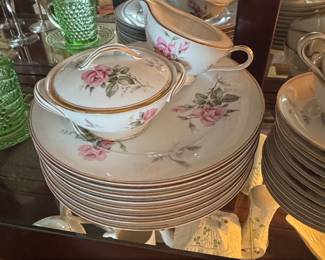 Vintage Noritake Rosa Pattern China Dinnerware Set