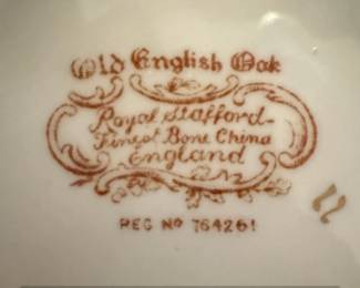 Royal Stafford Old English Oak Bone China Bowl third image