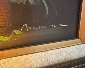 Vintage Floral Still Life Oil Painting second image