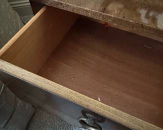 Antique Walnut TwoDrawer Side Table third image