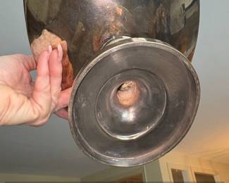 Silver Plated Serving Tray with Assorted Cutlery and Sugar Bowl fifth image