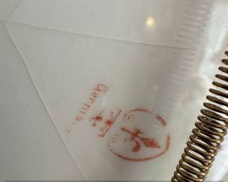 Vintage C.T. Altwasser Germany Porcelain Cake Plate with Pink Floral Decoration second image