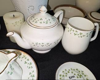 Royal Tara Trellis Shamrock Pattern Fine Bone China Tea Set fifth image