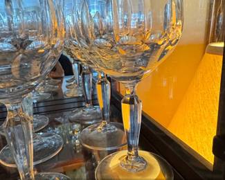 Set of Gorham La Scala Crystal Wine Glasses second image