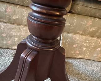 Antique Mahogany TiltTop Candlestand second image