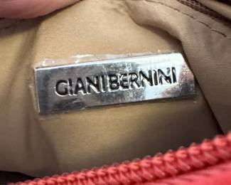 Gianni Bernini Coral Leather Hobo Handbag second image