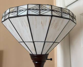 JONATHAN Y Moore TiffanyStyle Torchiere Floor Lamp third image