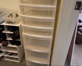 Gracious Living Drawer Plastic Storage Cart