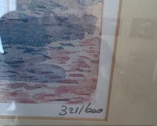 Framed Watercolor Print of San Gimignano by Antonio Tarantino third image