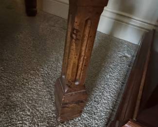 Antique Walnut TwoDrawer Side Table second image