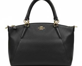 Coach Pebble Leather Kelsey Satchel Bag
