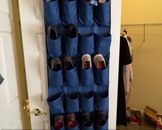 HoneyCanDo Pocket OvertheDoor Shoe Organizer, Navy