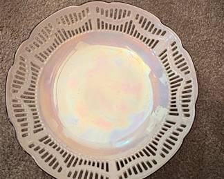 R. C. Bavaria Openwork Lace Edge Plate