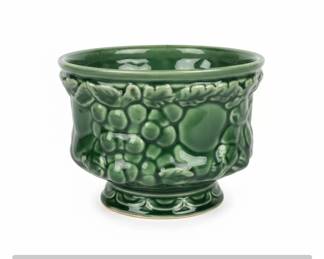 Vintage Brush McCoy Green Grape Cluster Planter Pot