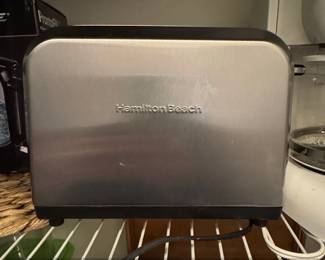 Hamilton Beach Slice Brushed Stainless Steel Toaster
