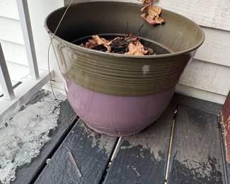 TwoTone Decorative Planter Pot