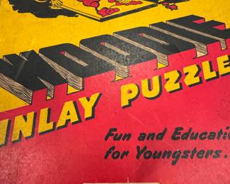Vintage wooden puzzle
