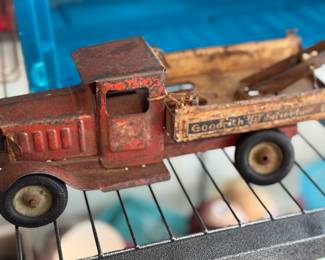 Vintage metal Goodrich wrecker