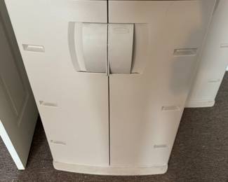 One of a pair of storage cabinets