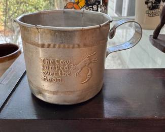 vintage metal children’s cup