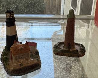 miniature lighthouses