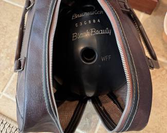 vintage Brunswick bowling ball