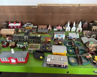 Model Railroad landscape houses