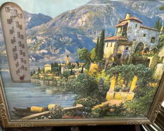 Vintage thermometer print