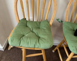 Set of three bar chairs