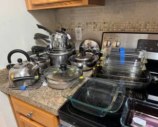 Pots and pans and pyrex