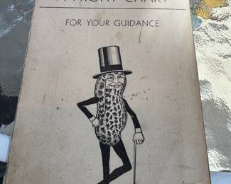 1930 Mr. Peanuts chart