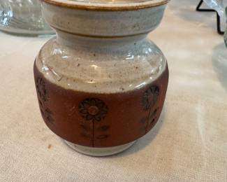 Small art pottery vase