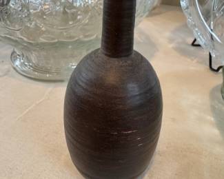Small art pottery vase