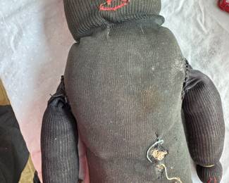 Vintage African American folk art doll