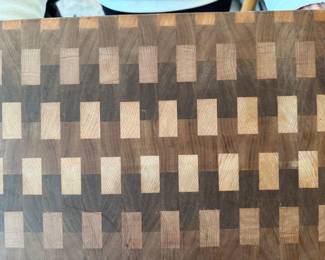 beautiful inlaid wood cutting board