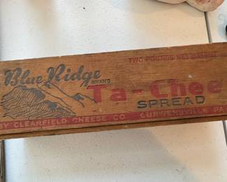 vintage wooden cheese box…no top