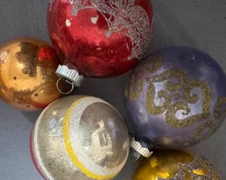 Vintage Shiney Brite ornaments