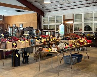 Tables of Items For Sale