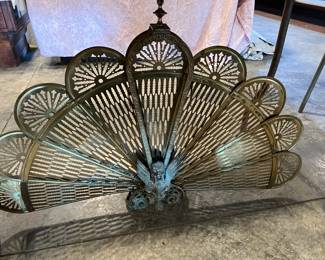 Brass Fireplace Fan