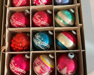 Vintage Christmas Tree Ornaments