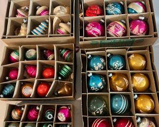 Vintage Christmas Tree Ornaments