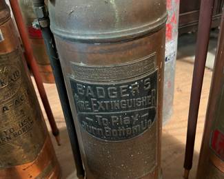 Copper Fire Extinguisher