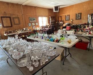 Tables of Items For Sale