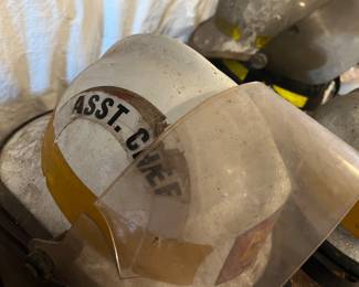 38. Cairns - White - “Asst Chief Damascus Vol Fire Dept” - Size Unknown